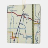 ベイカーMTヴィンテージマップ セラミックオーナメント (左)