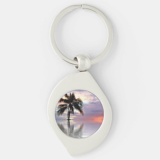 ベイキー チェーン パーム ツリー キーホルダー (正面)