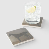 ベイギャルドホース(Albrecht Adam著) ストーンコースター (横)