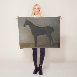 ベイギャルドホース（Albrecht Adam著） フリースブランケット