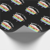 ベイクイット簡単おもしろいケーキプンダークBG ラッピングペーパー (角)