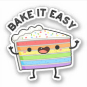 ベイクイット簡単おもしろいケーキプン シール (正面)