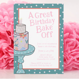 ベイクオフ誕生日釘付け 招待状