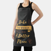 ベイクザワールドアベタープレイスベーカリー引用文 エプロン (インサイチュ)