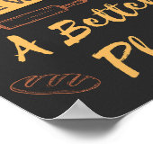 ベイクザワールドアベタープレイスベーカリー引用文 ポスター (角)