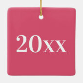 ベイクセールのおすすめカップケーキクッキーパイブラウニードーナツ セラミックオーナメント (裏面)