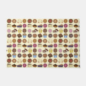 ベイクセールカップケーキブラウニーパイケーキベーカリーおやつ ドアマット (正面)