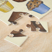 ベイクセールカップケーキブラウニーパイ焼いたケーキグッズ ジグソーパズル (側面)