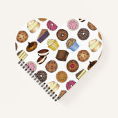 ベイクセールカップケーキブラウニーパイ焼いたケーキグッズ ノートブック (正面)