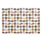 ベイクセールカップケーキブラウニーパイ焼いたケーキグッズ 枕カバー (正面)