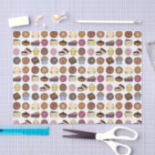 ベイクセールクッキーケーキパイドヌブラウニーマフィン 薄葉紙 (クラフト)