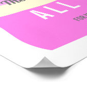 ベイクセールケーキファンドレイザースクールPTO PTAチャリティー ポスター (角)