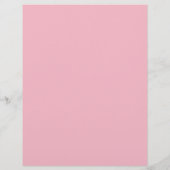 ベイクセールファンドレイザーフライヤーピンクカップケーキデザイン チラシ (裏面)