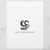 ベイクセールフライヤー(カップケーキ縁ど) チラシ (裏面)