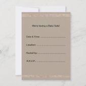 ベイクセール招待状 招待状 (裏面)