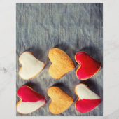 ベイクセール資金調達者フライヤーモダンスタイルCookie チラシ (裏面)