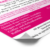 ベイクセール資金調達者 ポスター (角)