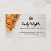 ベイクベーカリー事業 | 温かいパンかご 名刺 (裏面)