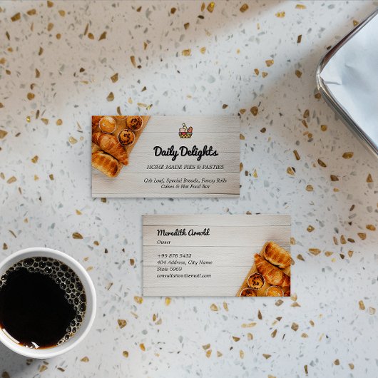 ベイクベーカリー事業 | 温かいパンかご 名刺