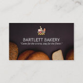 ベイクベーカリー事業 | Blackboard エレガント 名刺 (裏面)