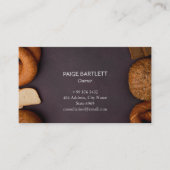 ベイクベーカリー事業 | Blackboard エレガント 名刺 (正面)