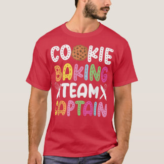 ベイクベーキングクッキーチームキャプテンクッキーベーキングチーム Tシャツ