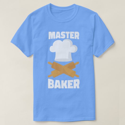 ベイクベーキング転がズピンマスターベイカー Tシャツ (デザイン正面)
