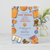 ベイクボールの赤ちゃんシャワー 招待状 (スタンド正面)