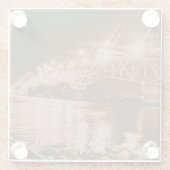 ベイグラスアートで会う ガラスコースター (裏面)