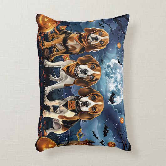 ベイグルハロウィン不気味 アクセントクッション (正面(垂直))