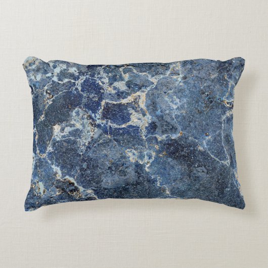 ベイグレーブラックマーブルベージュベージュ静脈 アクセントクッション (正面)
