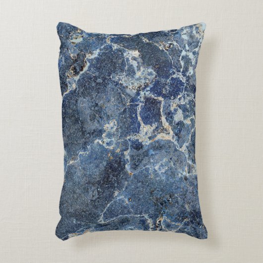 ベイグレーブラックマーブルベージュベージュ静脈 アクセントクッション (正面(垂直))
