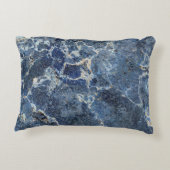 ベイグレーブラックマーブルベージュベージュ静脈 アクセントクッション (裏面)