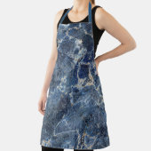 ベイグレーブラックマーブルベージュベージュ静脈 エプロン (インサイチュ)