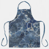 ベイグレーブラックマーブルベージュベージュ静脈 エプロン (正面)
