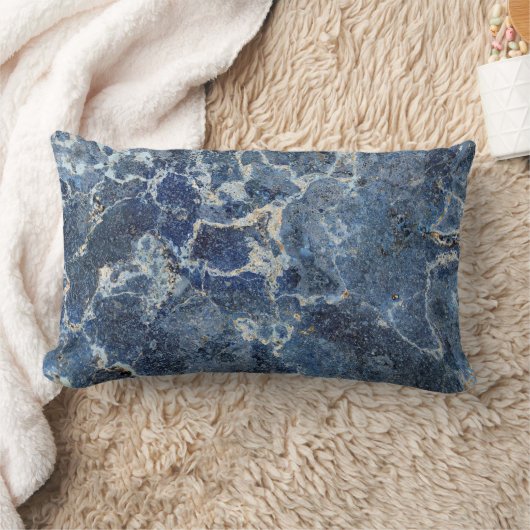 ベイグレーブラックマーブルベージュベージュ静脈 ランバークッション (ブランケット)