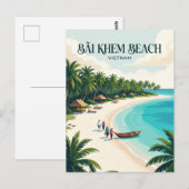 ベイケムビーチ ベトナム ポストカード (正面/裏面)