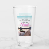 ベイサイドロマンス最高の/人間関係飲みグラス タンブラーグラス (裏面)