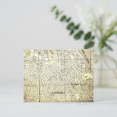 ベイサイド、クイーンズ、NYヴィンテージマップ ポストカード (スタンド正面)