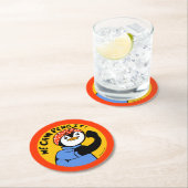 ベイザペンギター紙コースター ラウンドペーパーコースター (インサイチュ)