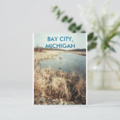 ベイシティ,ミシガン葉書 ポストカード (スタンド正面)