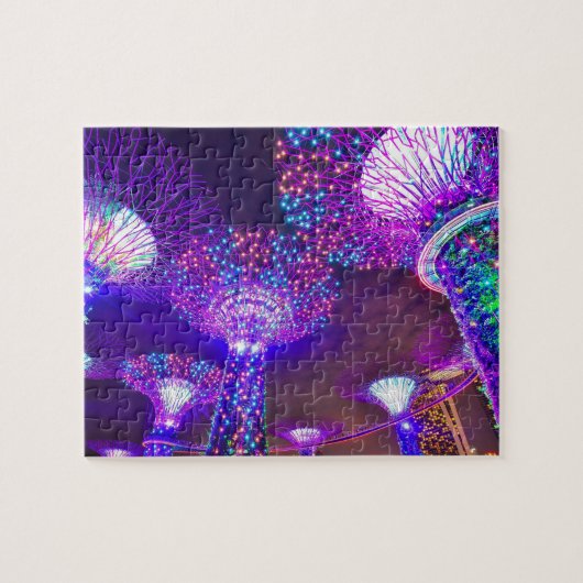 ベイシンガポールに沿った庭園。 ジグソーパズル (横)