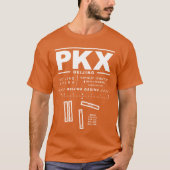 ベイジンデ国際的シンエアポートPKX Tシャツ (正面)