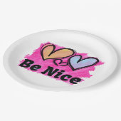 ベイスウォーターハート ペーパープレート (アングル)