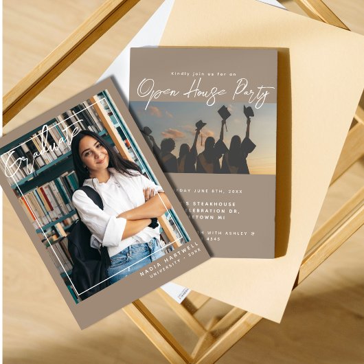 ベイスタイリッシュゲ | 写真二期卒業式オープンハウス 招待状