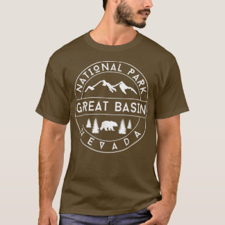 ベイスン素晴らしンナショナルパークネバダベアーヒキン Tシャツ