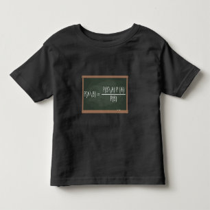 ベイズ定理確率理論データ科学 トドラーTシャツ