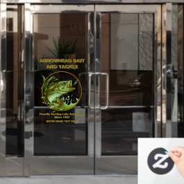 ベイトカスタマイズル仕掛けショップLargemouth Bass Laror ウィンドウサイン