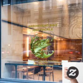 ベイトカスタマイズル仕掛けショップLargemouth Bass Laror ウィンドウサイン