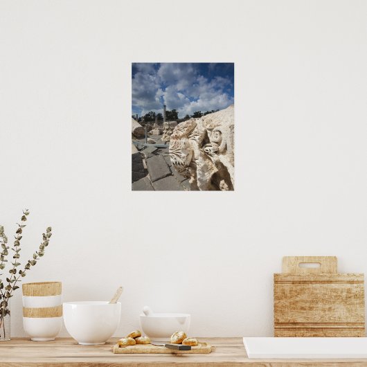 ベイトシェアン国立公園、ローマ時代の遺跡 ポスター (キッチン)